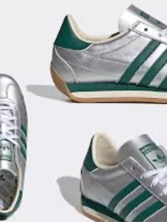 adidas Shoes - New Adidas Country OG W Women Casual Shoes Silver/Green size 9.5
